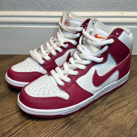 Nike SB Dunk High Orange Sweet Beet Mens Size 8 Womens Size 9.5 - DQ4485 600 - Picture 5 of 11